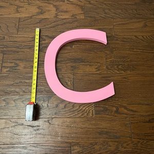 NEW Company Kids Letter C in Pink for wall decor hanging **Sale**